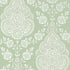 Balmuccia Damask fabric in soft green color - pattern number AT57867 - by Anna French in the Bristol collection