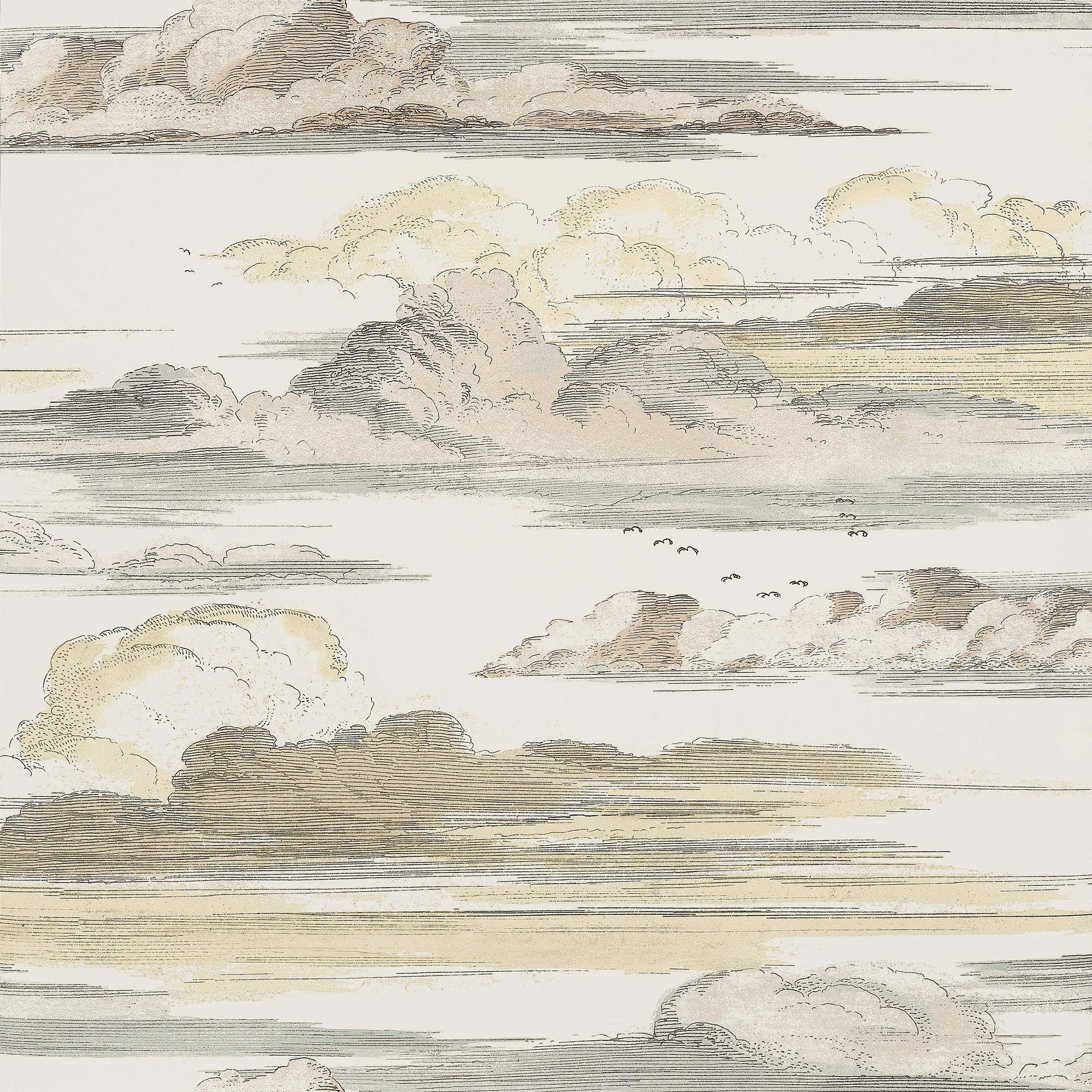 Cielo wallpaper in multi color - pattern number AT57871 - by Anna French in the Bristol collection