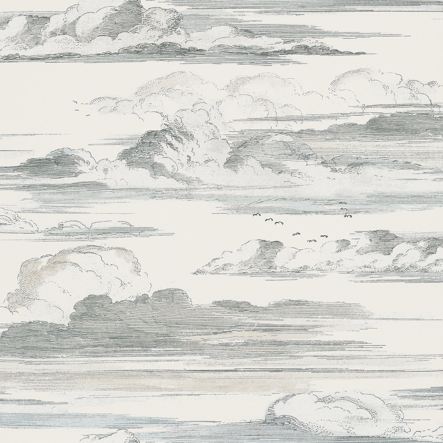 Cielo wallpaper in slate color - pattern number AT57873 - by Anna French in the Bristol collection