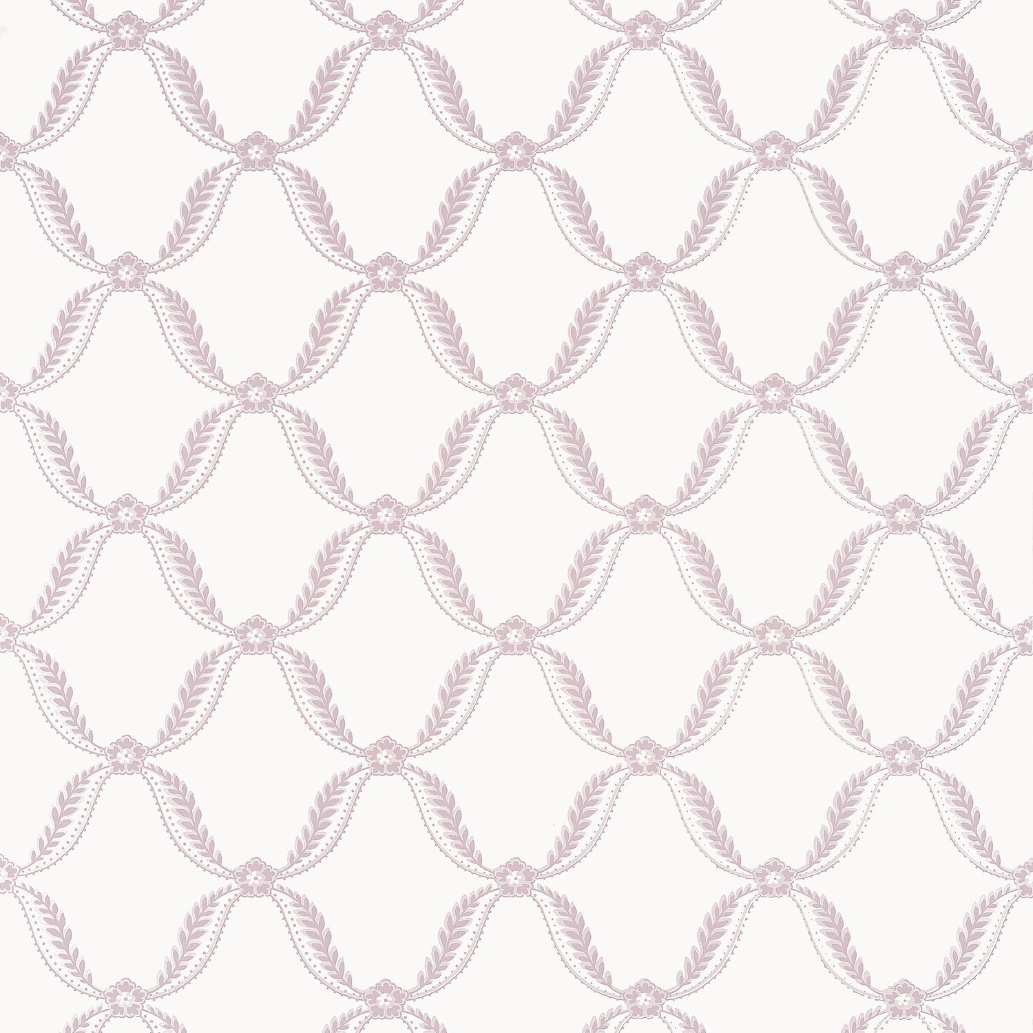 Tate Trellis wallpaper in lavender color - pattern number AT57880 - by Anna French in the Bristol collection