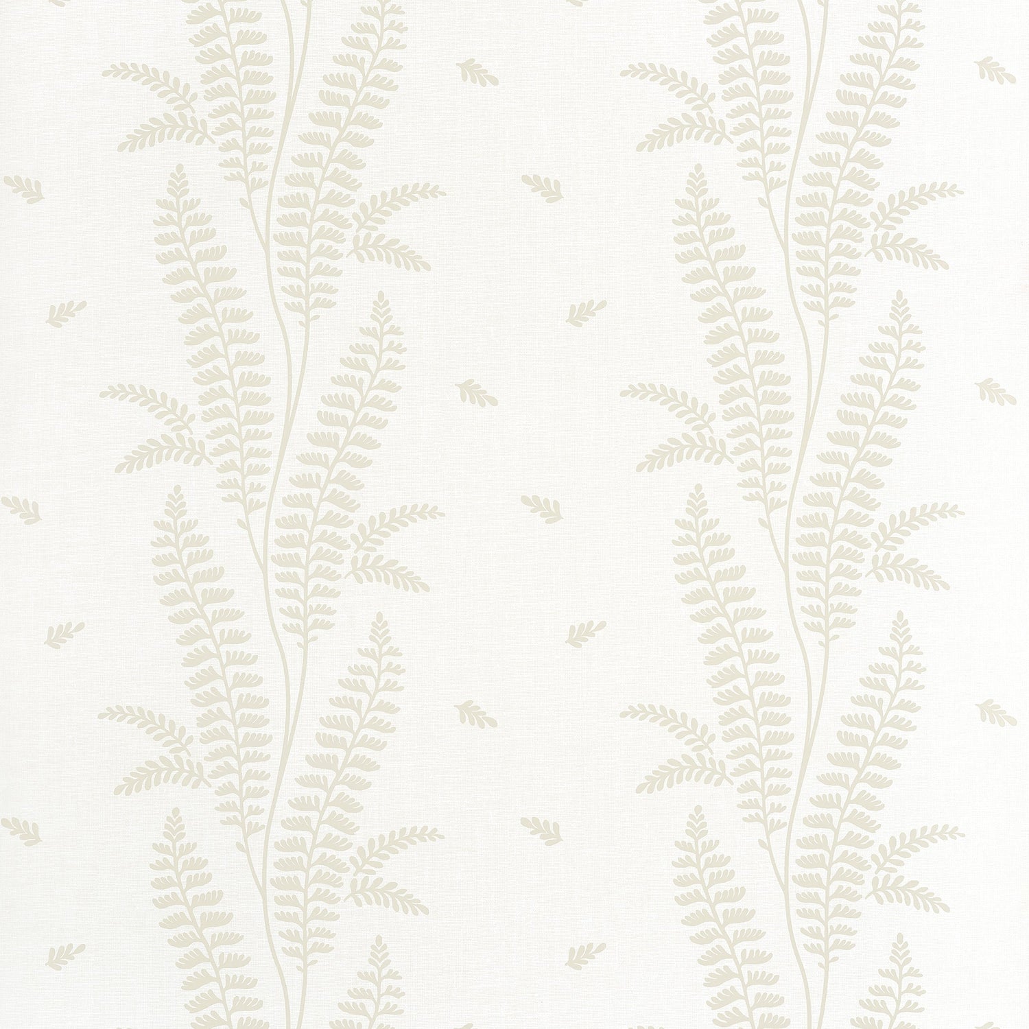 Ensbury Fern fabric in cream color - pattern number AT57886 - by Anna French in the Bristol collection