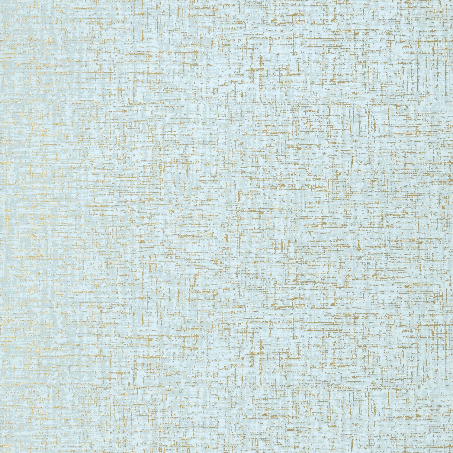 Tresco wallpaper in metallic gold on aqua color - pattern number AT6118 - by Anna French in the Serenade collection