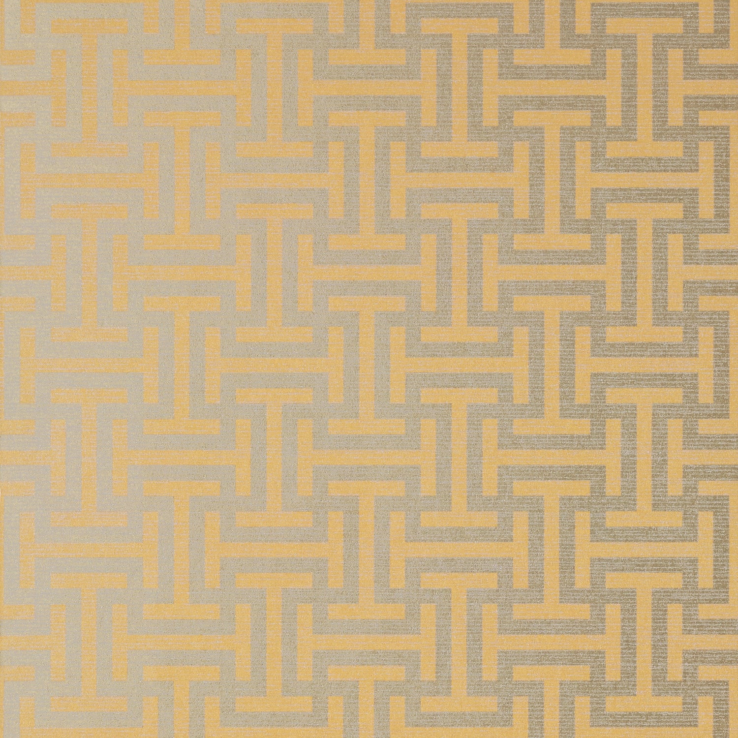 Rymann wallpaper in metallic gold and silver color - pattern number AT6150 - by Anna French in the Serenade collection