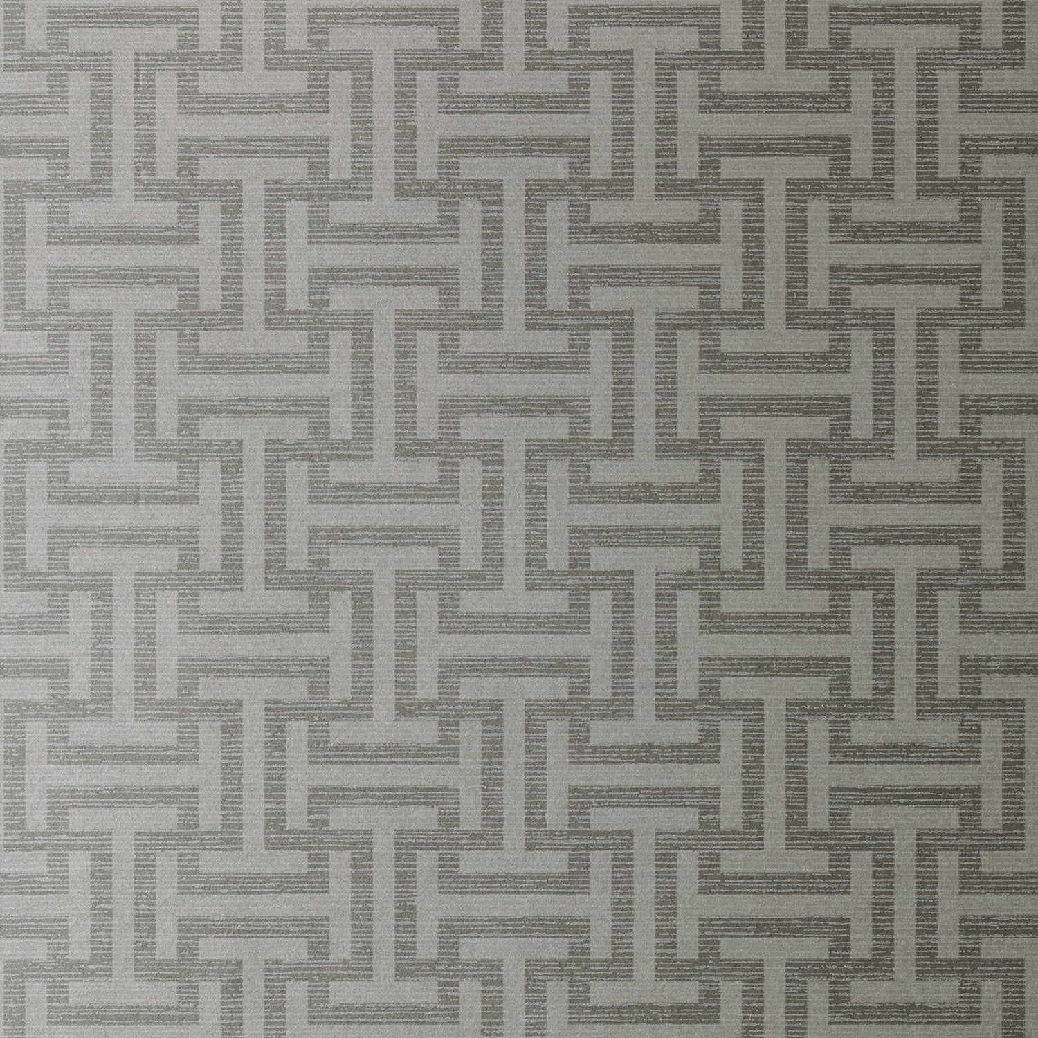 Rymann wallpaper in metallic silver color - pattern number AT6151 - by Anna French in the Serenade collection
