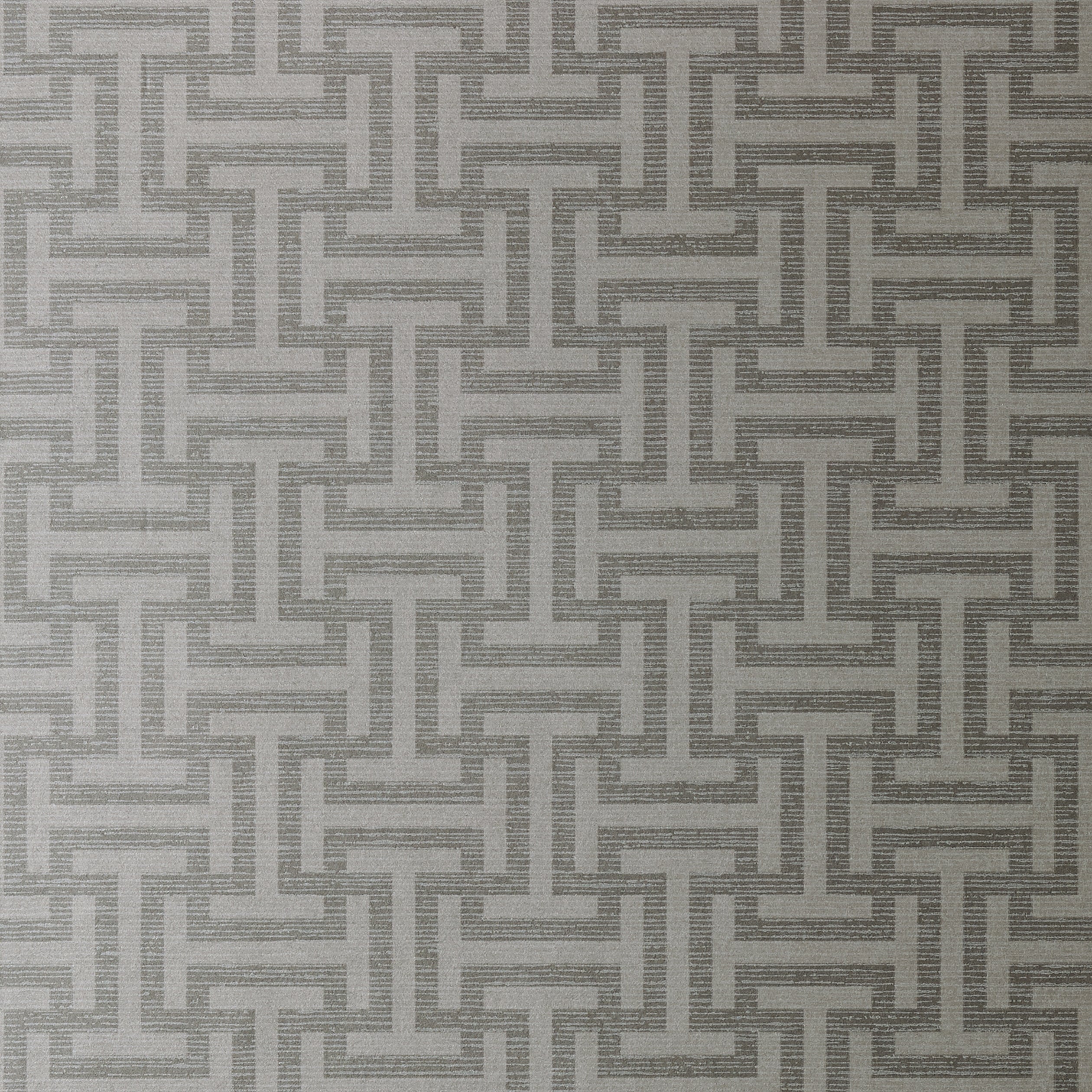 Rymann wallpaper in metallic silver color - pattern number AT6151 - by Anna French in the Serenade collection