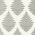 Palampore Leaf fabric in grey color - pattern number AT78724 - by Anna French in the Palampore collection