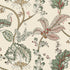 Kalamkari Vine fabric in red and gold color - pattern number AT78741 - by Anna French in the Palampore collection