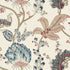 Kalamkari Vine fabric in blue and red color - pattern number AT78742 - by Anna French in the Palampore collection