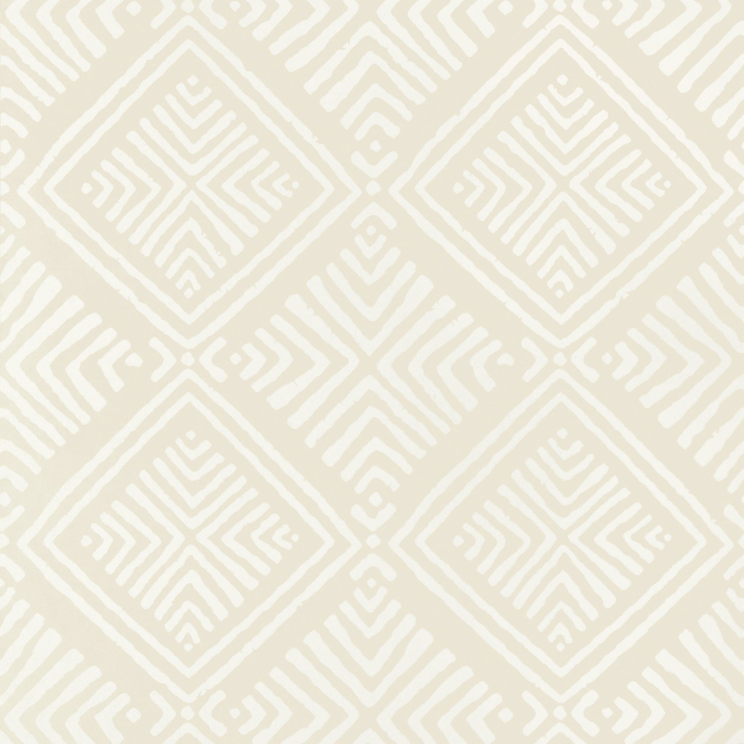 Donavin Diamond wallpaper in beige color - pattern number AT78748 - by Anna French in the Palampore collection