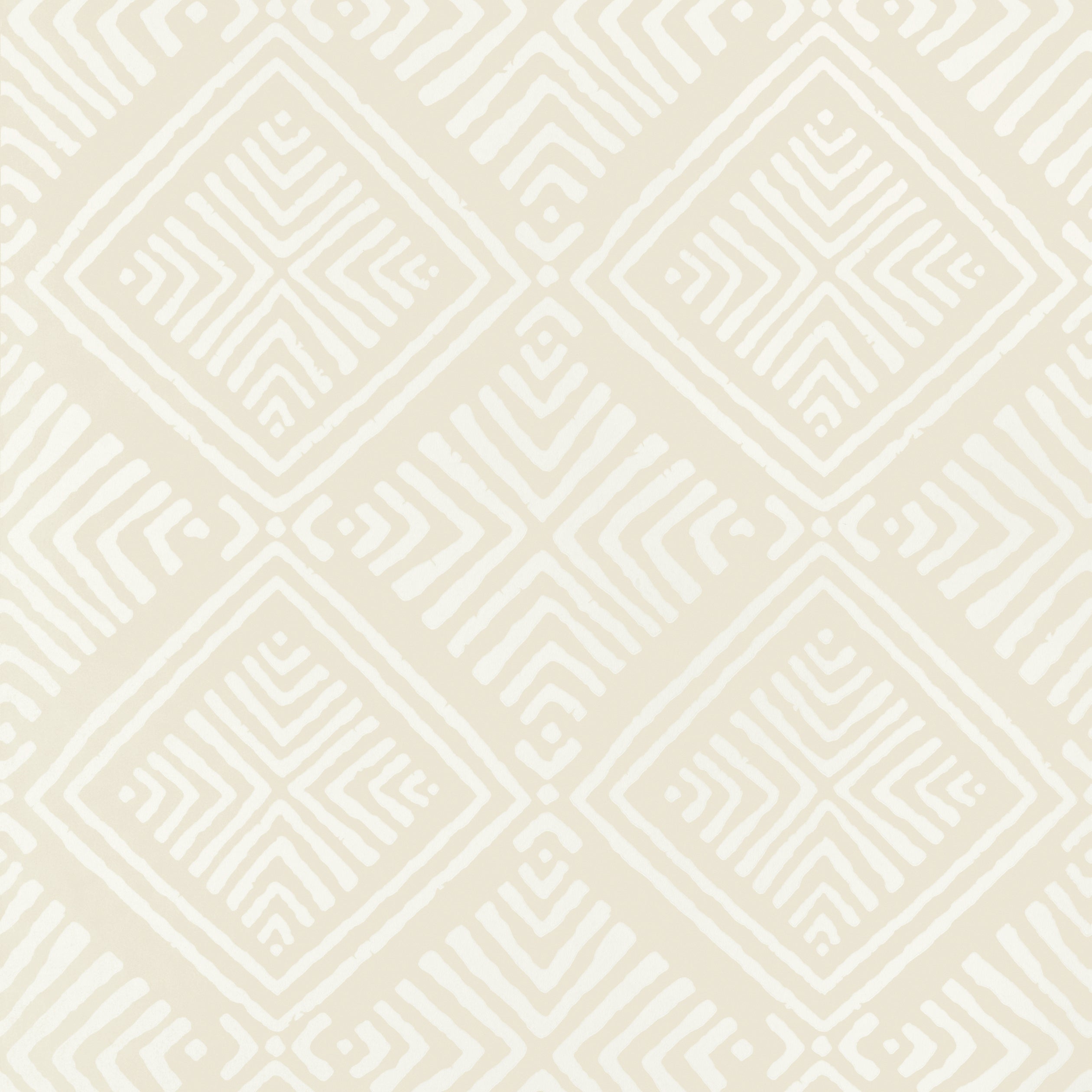 Donavin Diamond wallpaper in beige color - pattern number AT78748 - by Anna French in the Palampore collection