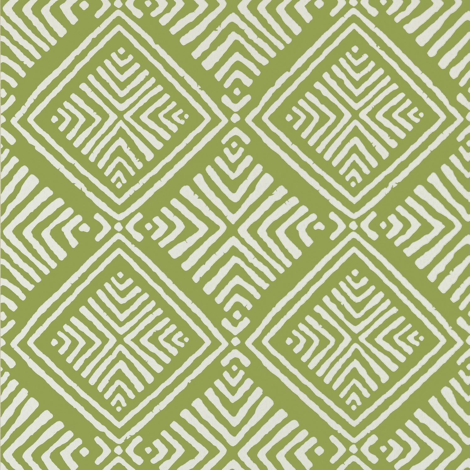 Donavin Diamond wallpaper in green color - pattern number AT78774 - by Anna French in the Palampore collection