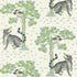 Kahna wallpaper in cream and robins egg color - pattern number AT78781 - by Anna French in the Palampore collection