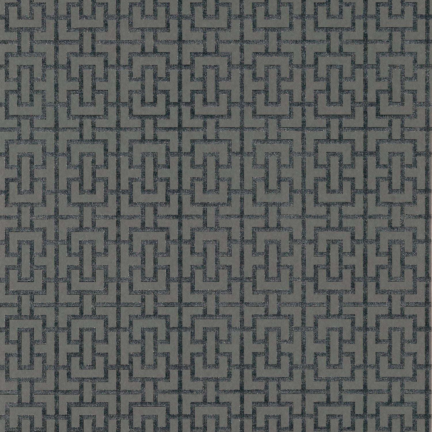 Bridle fabric in charcoal color - pattern number AT79120 - by Anna French in the Small Scale collection
