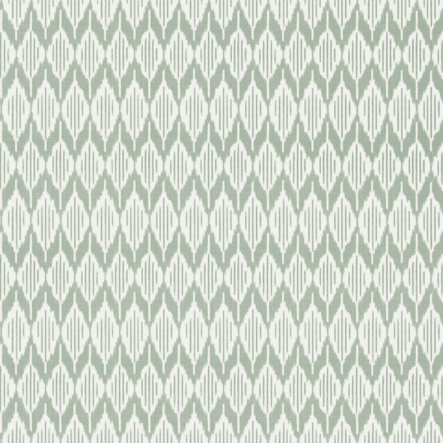 Balin Ikat fabric in sage color - pattern number AT79131 - by Anna French in the Small Scale collection