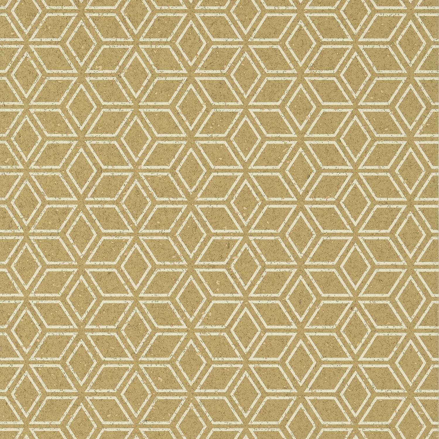 Legrelle Cork wallpaper in metallic gold color - pattern number AT79169 - by Anna French in the Small Scale collection