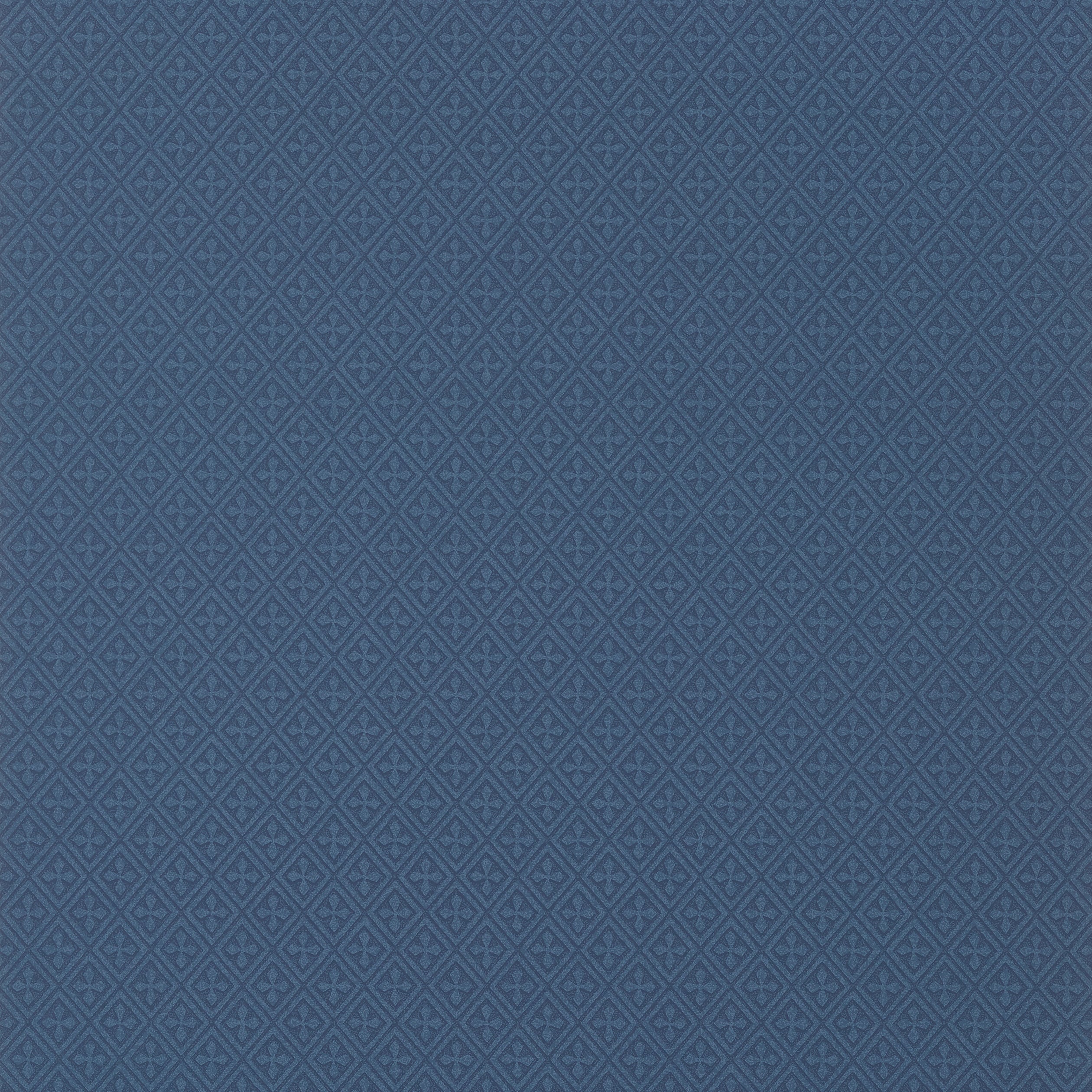 Arlen Trellis wallpaper in navy color - pattern number AT79180 - by Anna French in the Small Scale collection