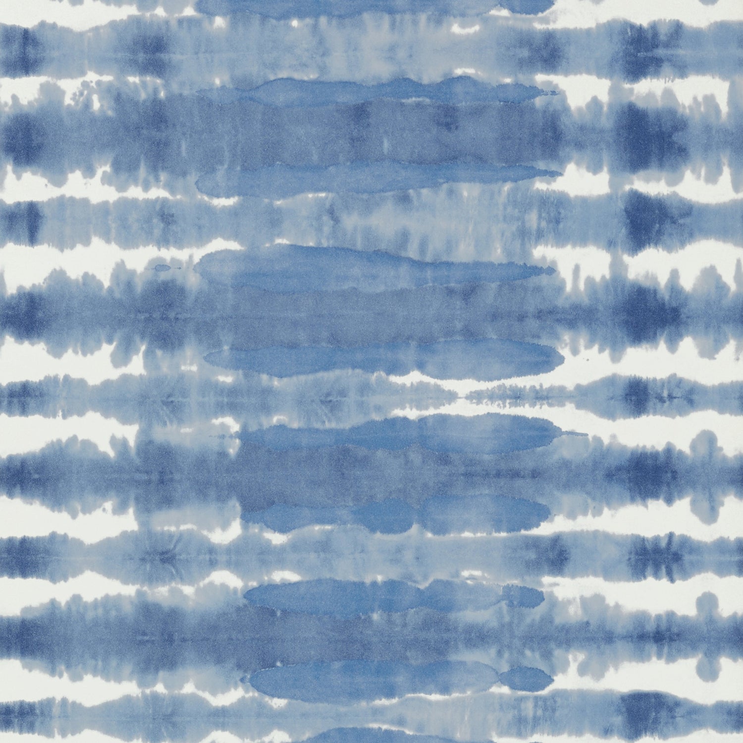 Margate fabric in blue on white color - pattern number AT7942 - by Anna French in the Watermark collection