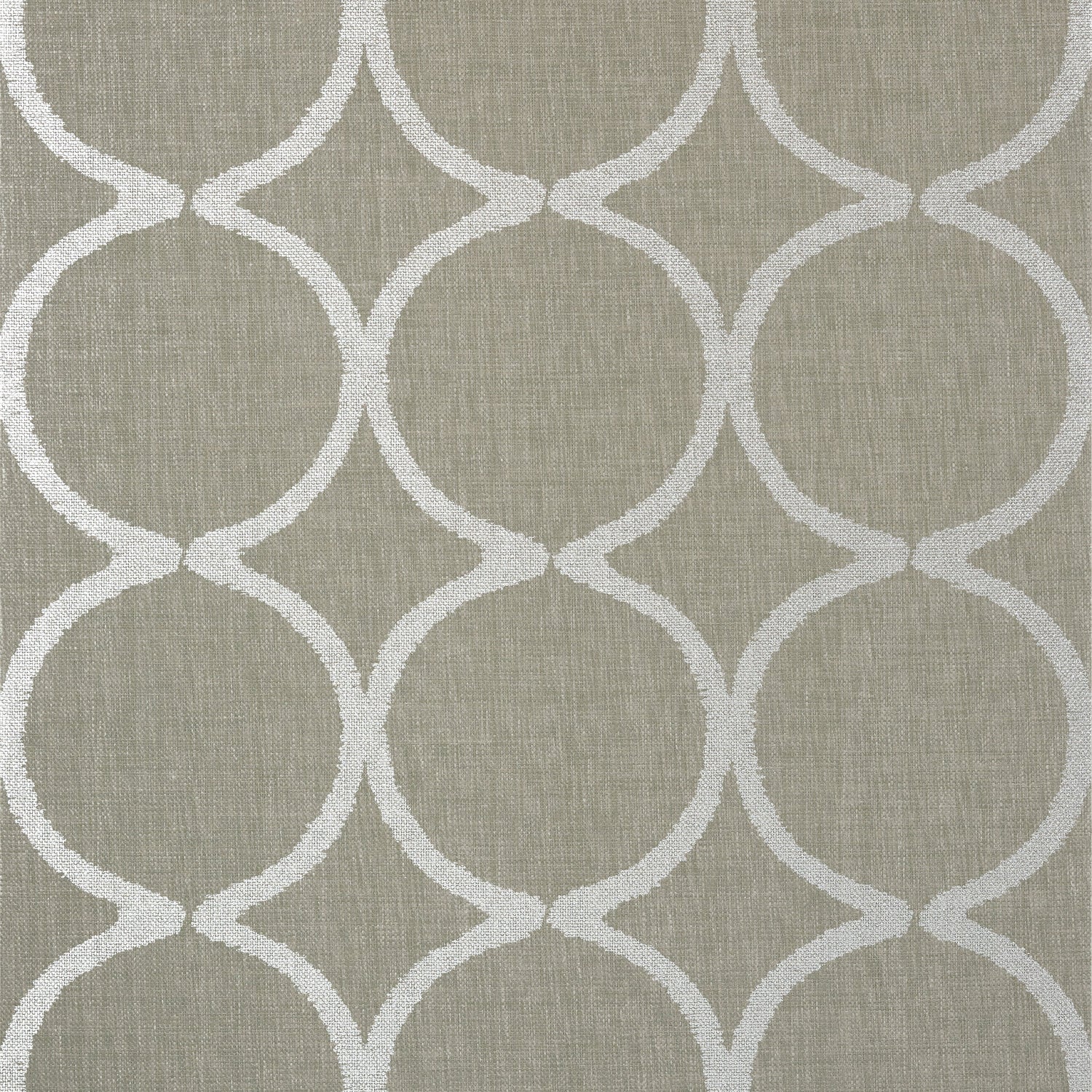 Watercourse fabric in metallic silver on taupe color - pattern number AT7947 - by Anna French in the Watermark collection