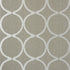 Watercourse fabric in metallic silver on taupe color - pattern number AT7947 - by Anna French in the Watermark collection
