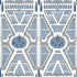 Aerial Garden fabric in blue color - pattern number AT9600 - by Anna French in the Savoy collection