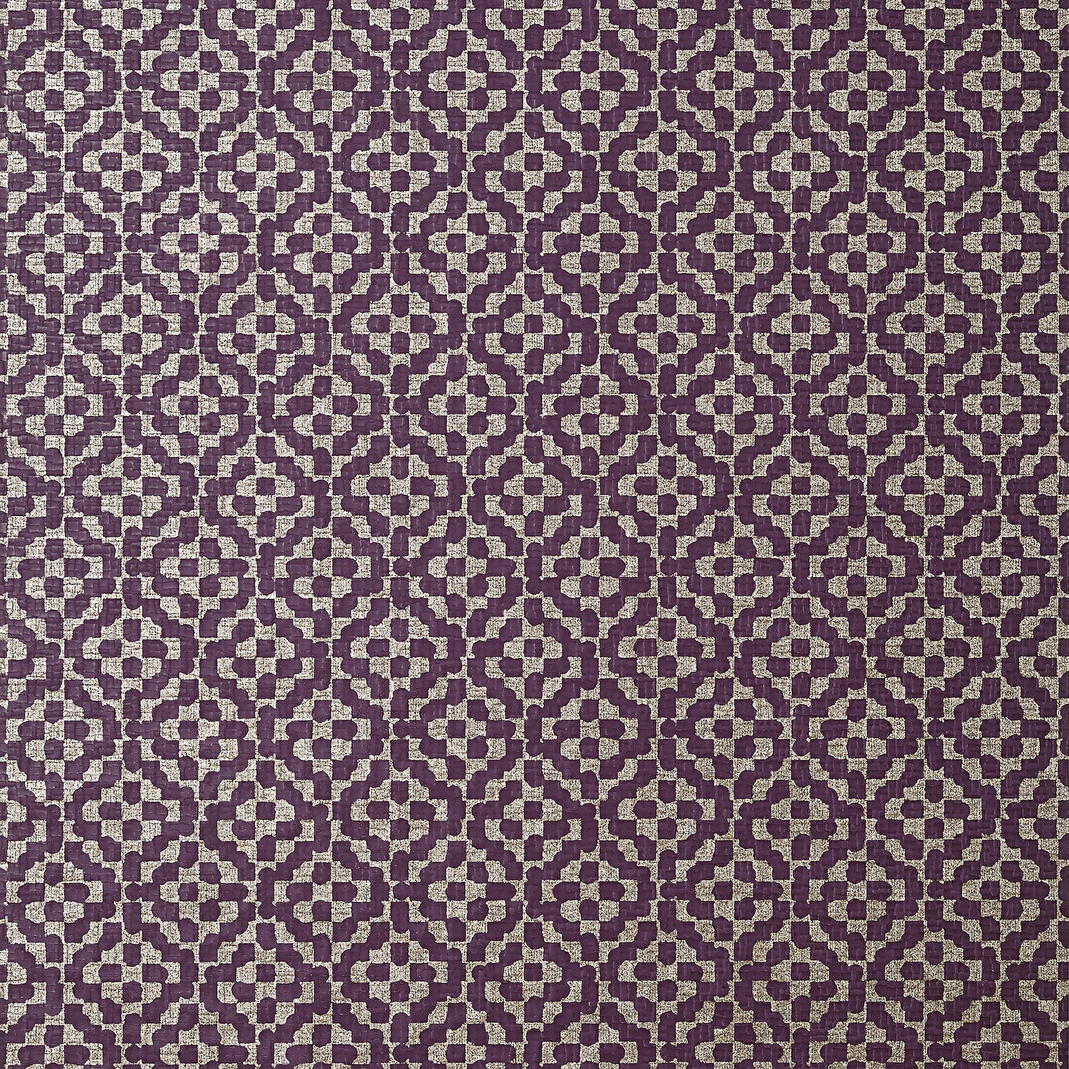 Riva fabric in plum color - pattern number AT9607 - by Anna French in the Savoy collection