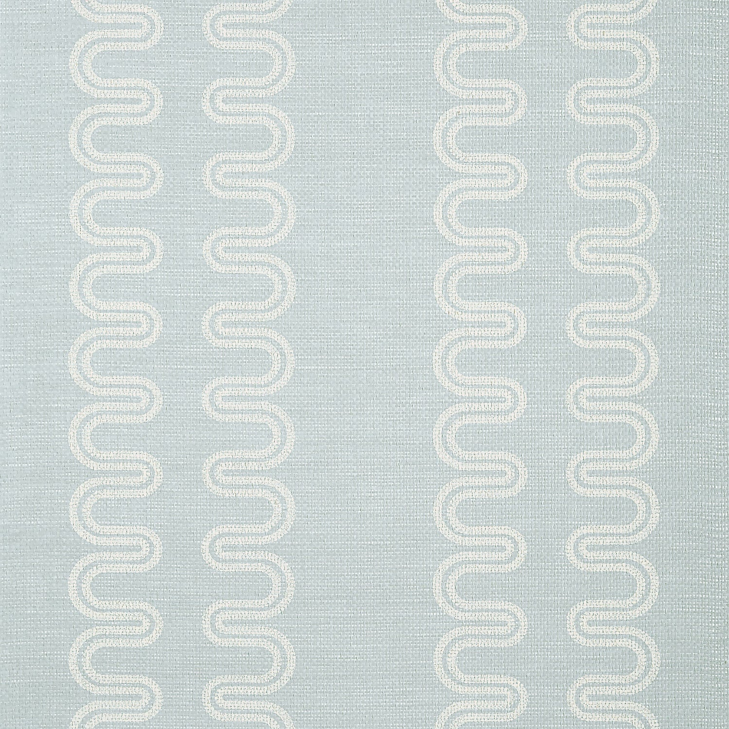 Herriot Way fabric in spa blue color - pattern number AT9611 - by Anna French in the Savoy collection
