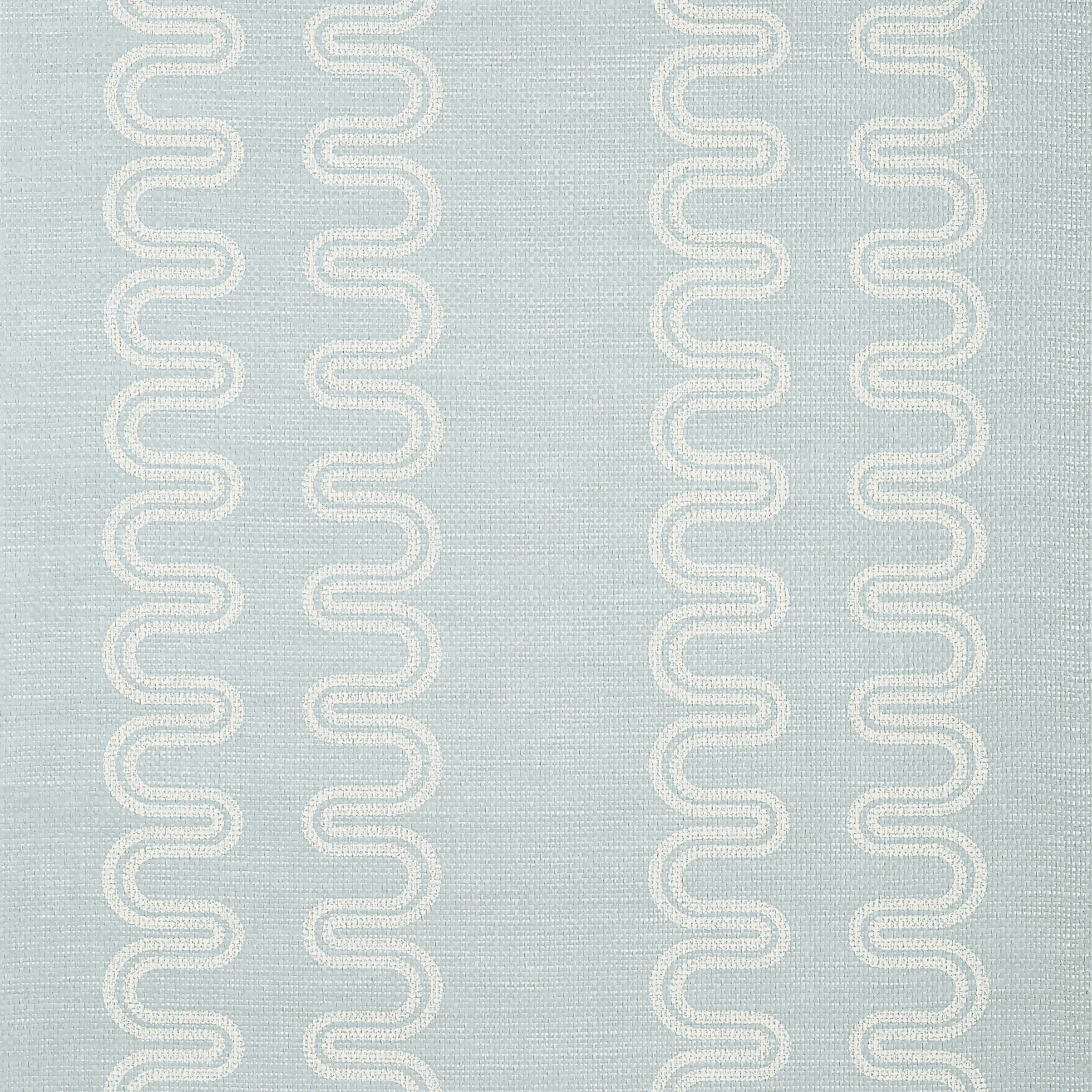 Herriot Way fabric in spa blue color - pattern number AT9611 - by Anna French in the Savoy collection