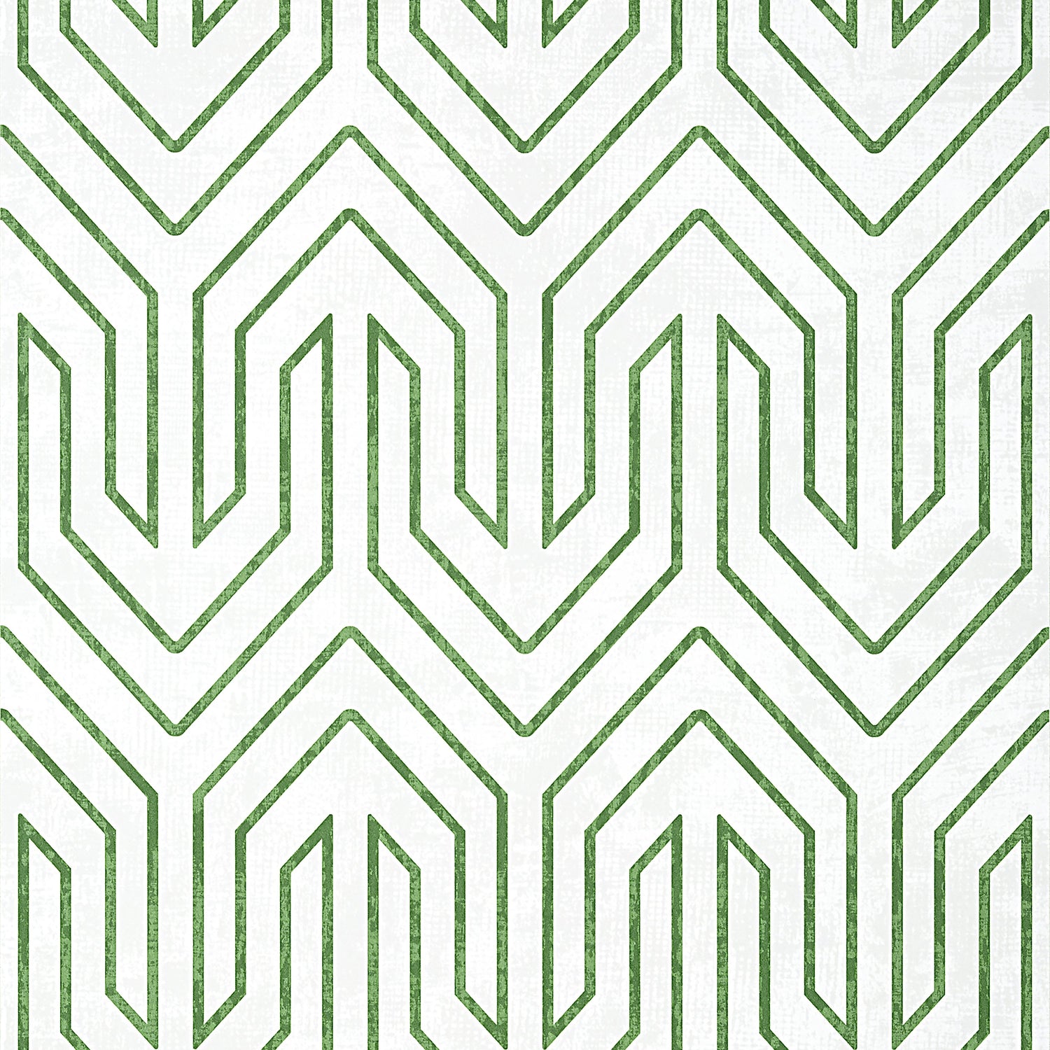Colburn Chevron fabric in green color - pattern number AT9613 - by Anna French in the Savoy collection
