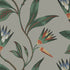 Cleo Vine fabric in charcoal color - pattern number AT9616 - by Anna French in the Savoy collection
