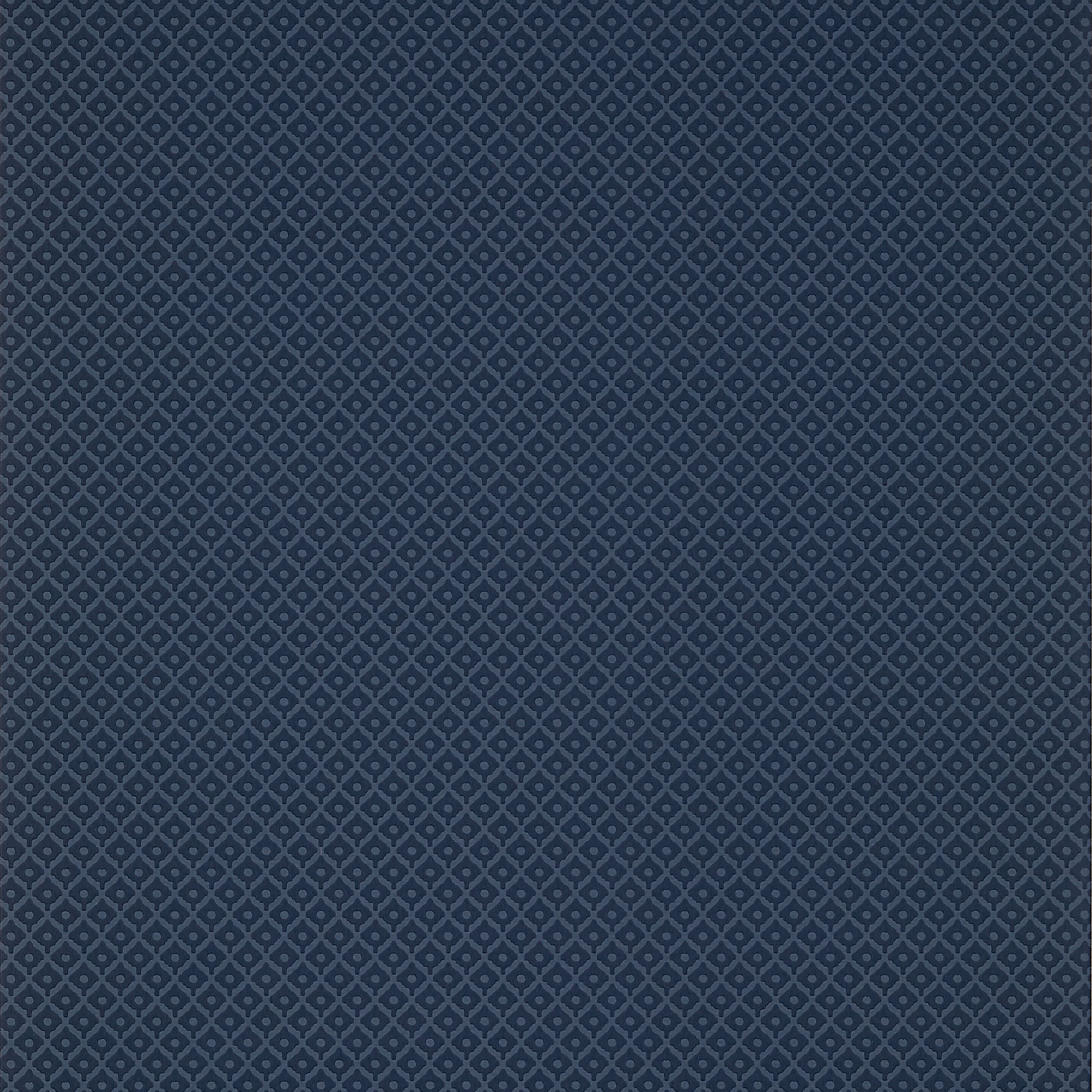 Petit Arbre wallpaper in navy color - pattern number AT9630 - by Anna French in the Savoy collection
