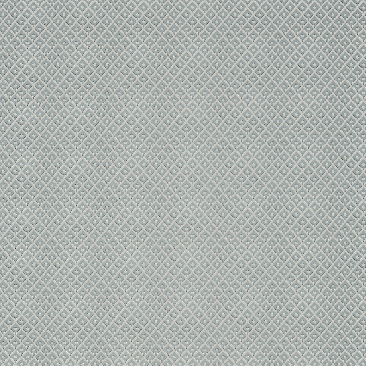 Petit Arbre wallpaper in spa blue on flax color - pattern number AT9633 - by Anna French in the Savoy collection