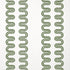Herriot Way fabric in green on white color - pattern number AT9635 - by Anna French in the Savoy collection
