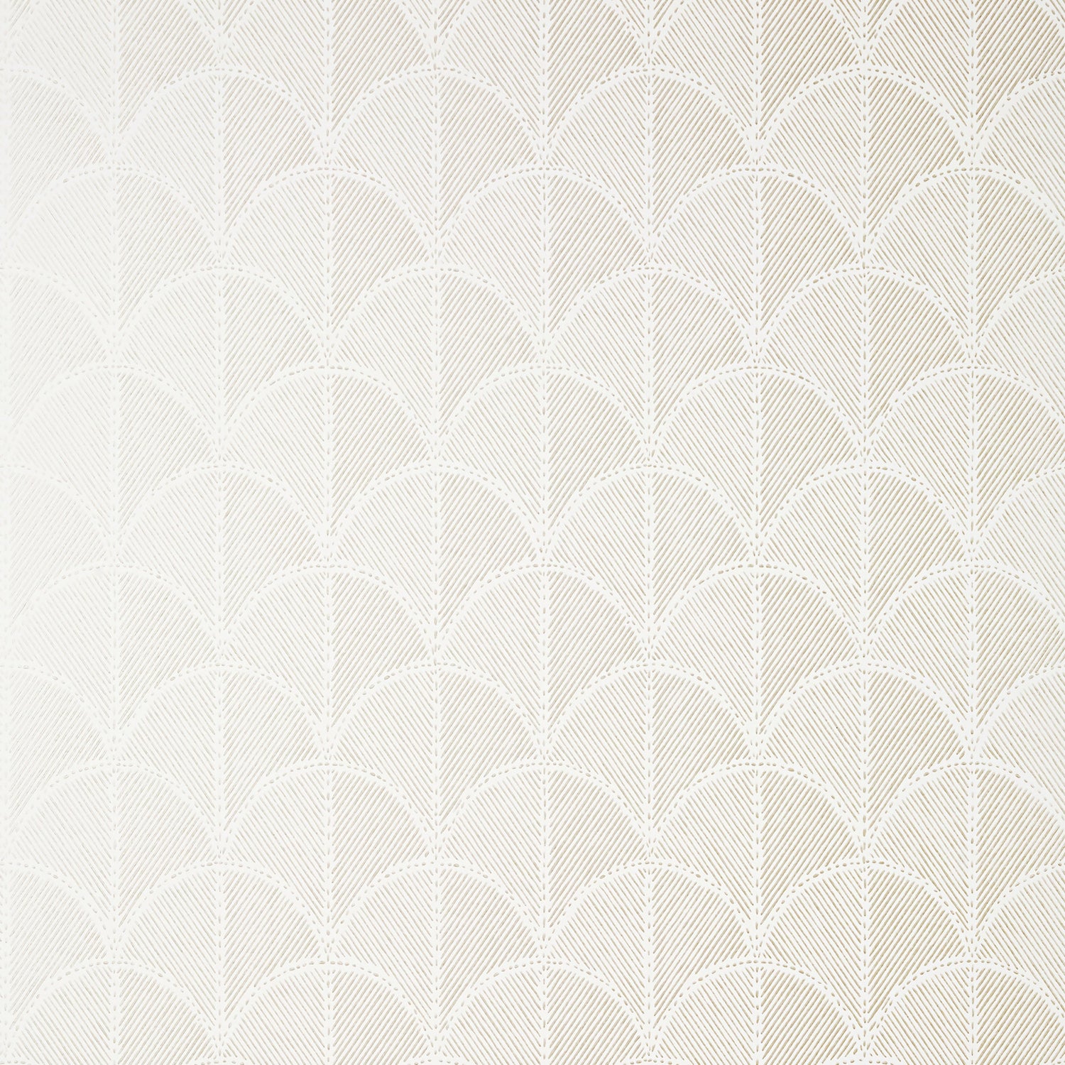 Seton Scallop wallpaper in pearl color - pattern number AT9684 - by Anna French in the Savoy collection