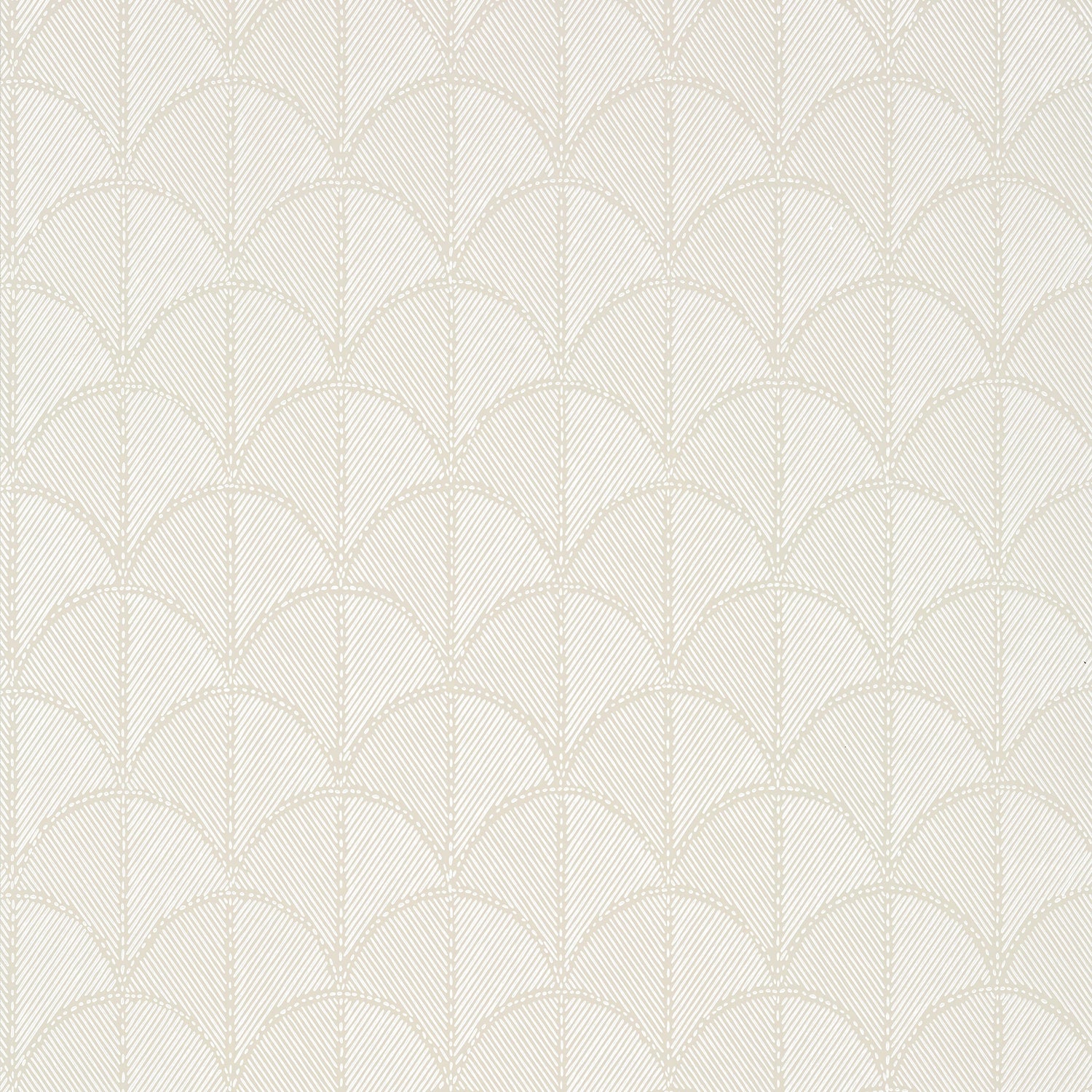Seton Scallop wallpaper in beige color - pattern number AT9685 - by Anna French in the Savoy collection