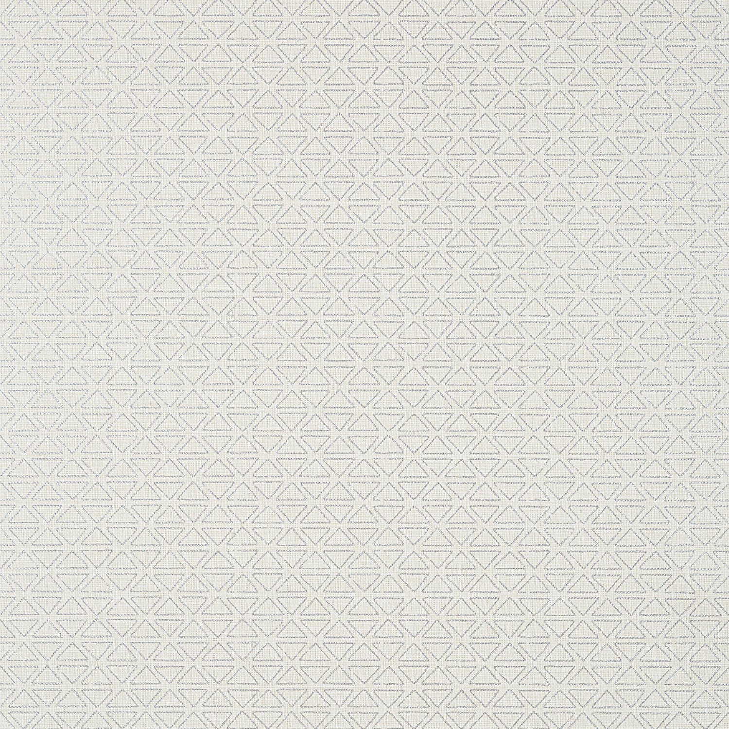Pyramid wallpaper in metallic silver on flax color - pattern number AT9692 - by Anna French in the Savoy collection