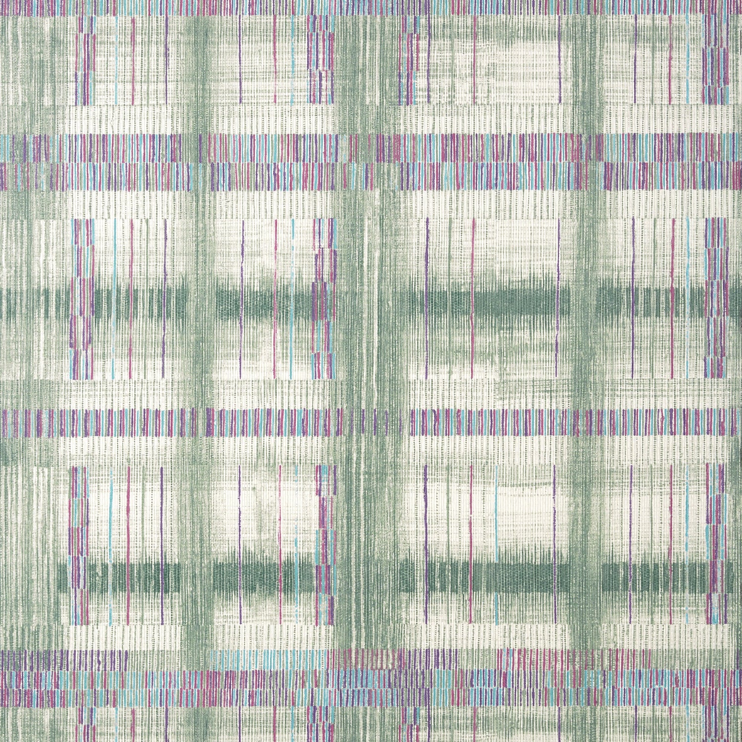 Takao Weave fabric in green color - pattern number AT9847 - by Anna French in the Nara collection
