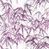 Kyoto Leaves wallpaper in eggplant color - pattern number AT9871 - by Anna French in the Nara collection