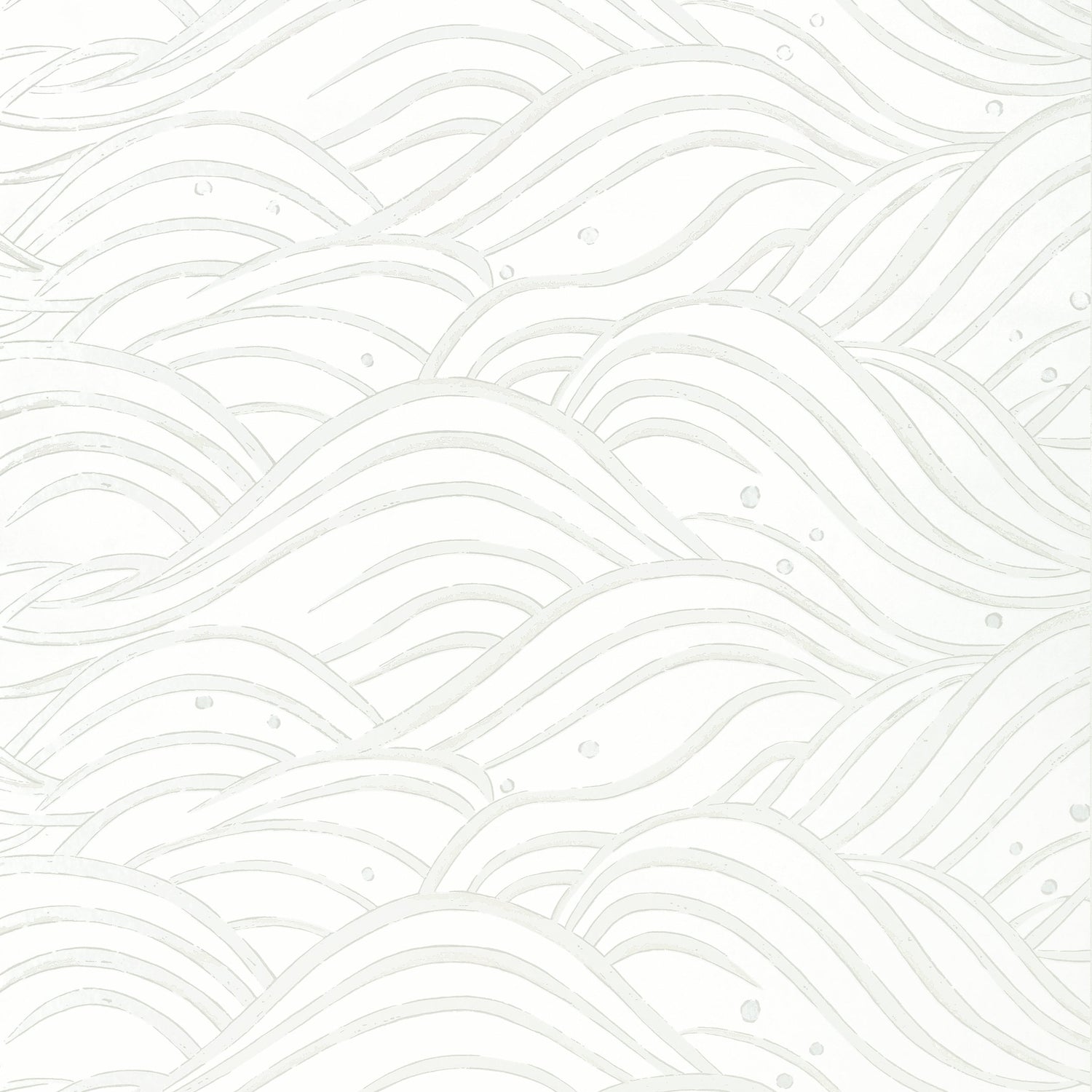 Waves fabric in pearl color - pattern number AT9878 - by Anna French in the Nara collection