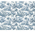 Antilles Toile wallpaper in navy color - pattern number ATWW15171 - by Anna French in the Antilles collection