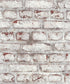 Coastal Brick Effect Motif wallpaper in white color - pattern number BB51100 - by Galerie in the The Bricks And More collection