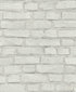 Coastal Brick Effect Motif wallpaper in white color - pattern number BB51101 - by Galerie in the The Bricks And More collection