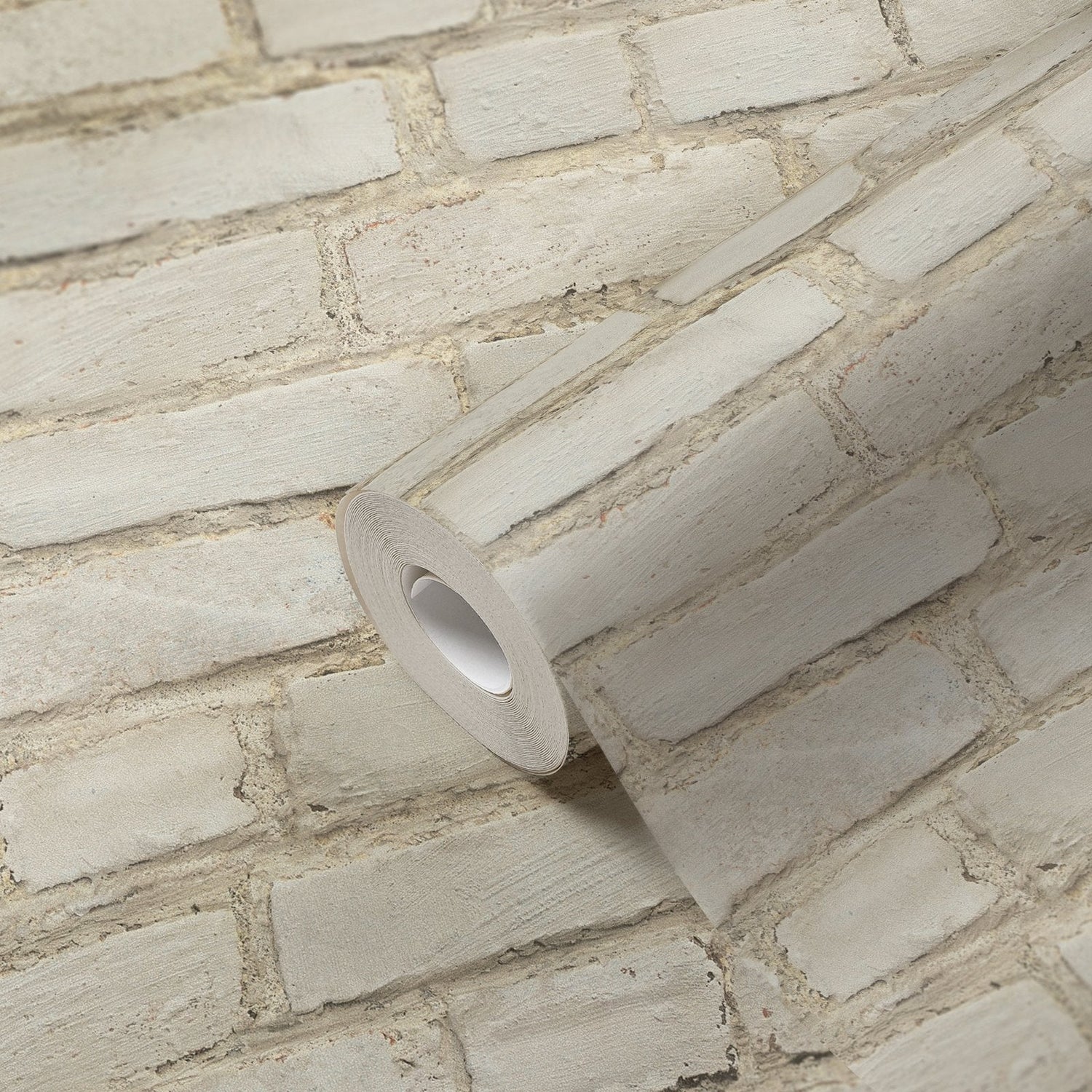 Coastal Brick Effect Motif wallpaper in beige color - pattern number BB51102 - by Galerie in the The Bricks And More collection