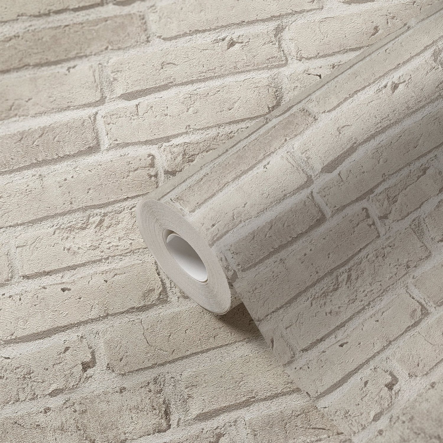 Weathered Walls Motif wallpaper in beige color - pattern number BB51105 - by Galerie in the The Bricks And More collection