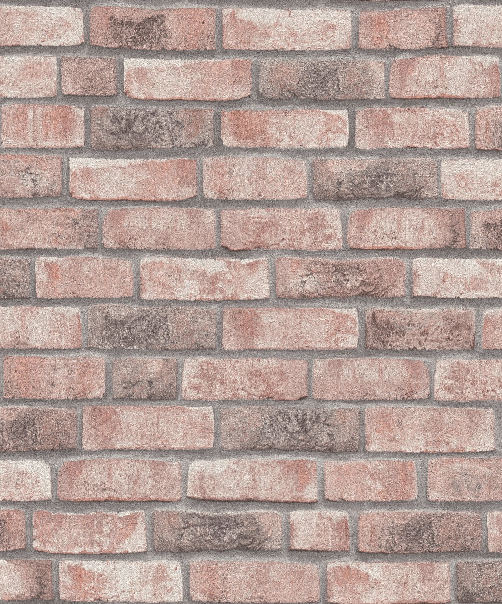 Weathered Walls Motif wallpaper in pink color - pattern number BB51109 - by Galerie in the The Bricks And More collection