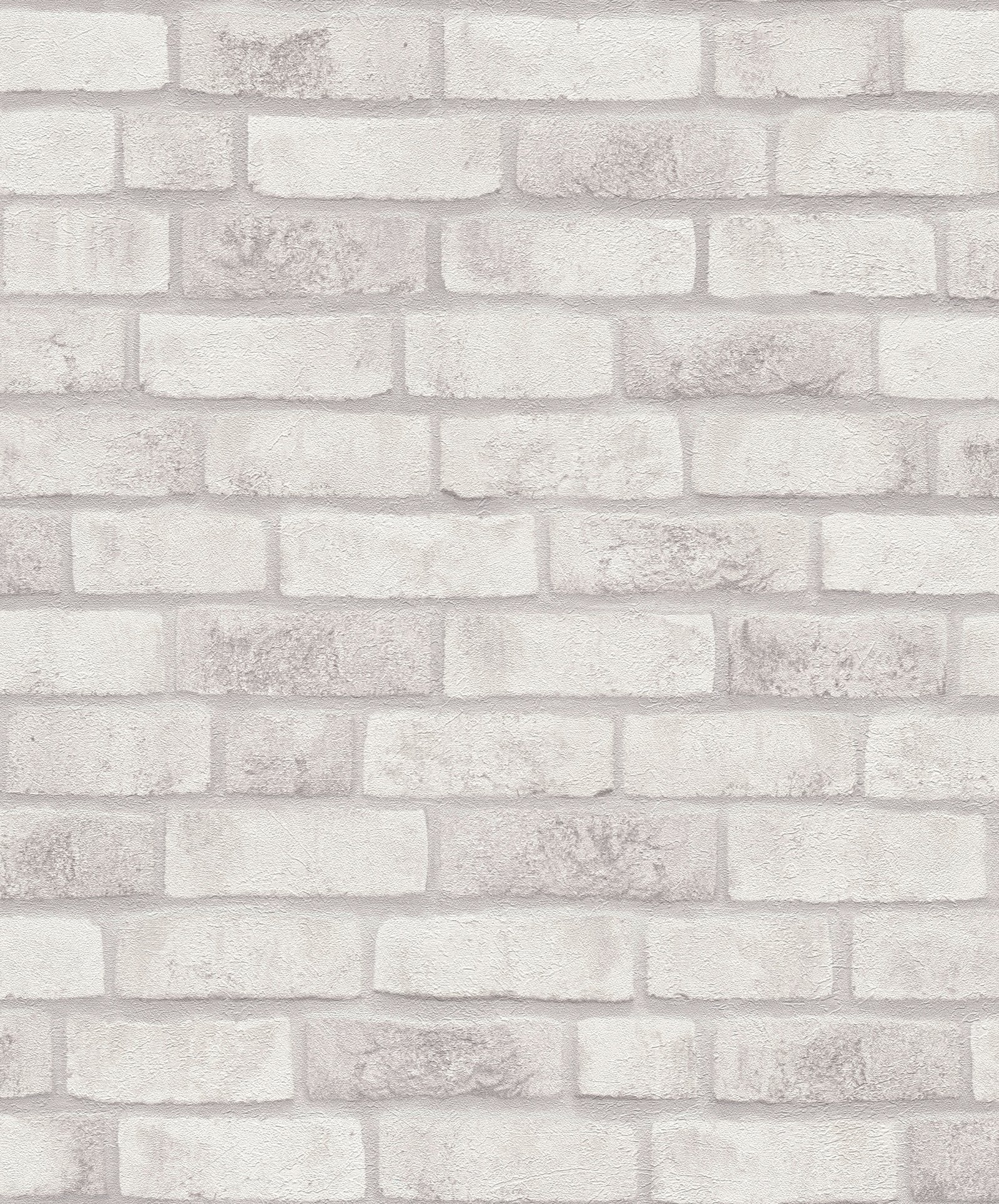 Weathered Walls Motif wallpaper in white color - pattern number BB51110 - by Galerie in the The Bricks And More collection