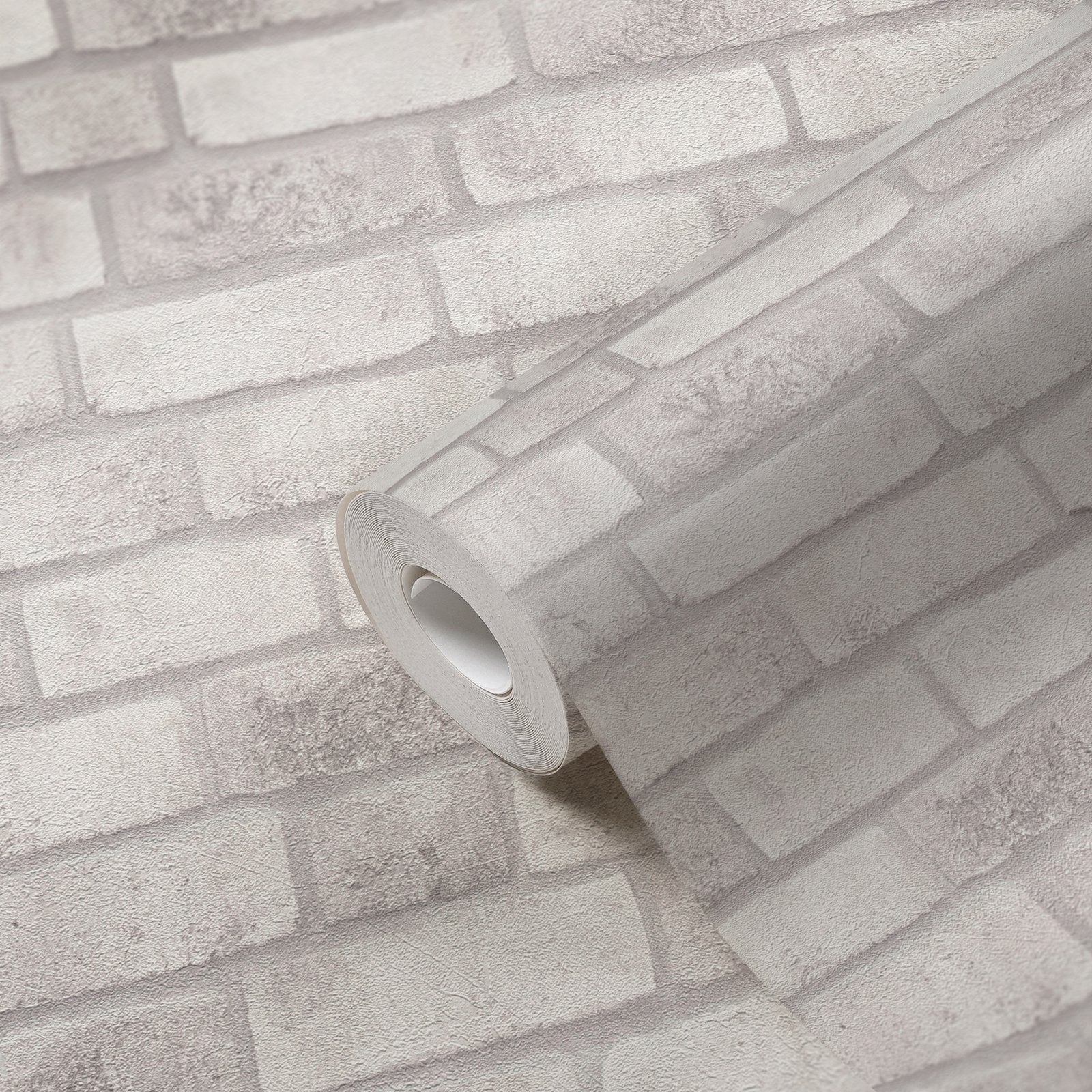 Weathered Walls Motif wallpaper in white color - pattern number BB51110 - by Galerie in the The Bricks And More collection