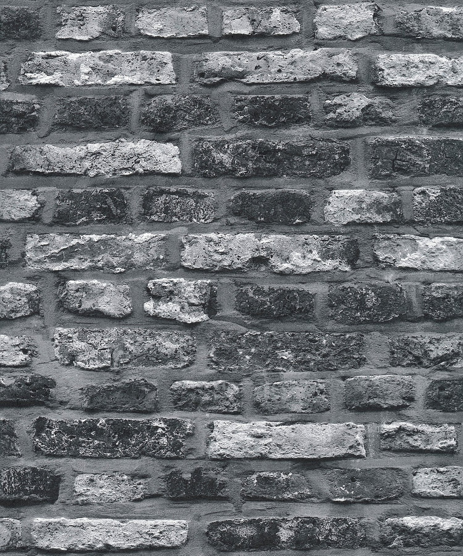 Brickshire Residents Motif wallpaper in silver grey color - pattern number BB51112 - by Galerie in the The Bricks And More collection