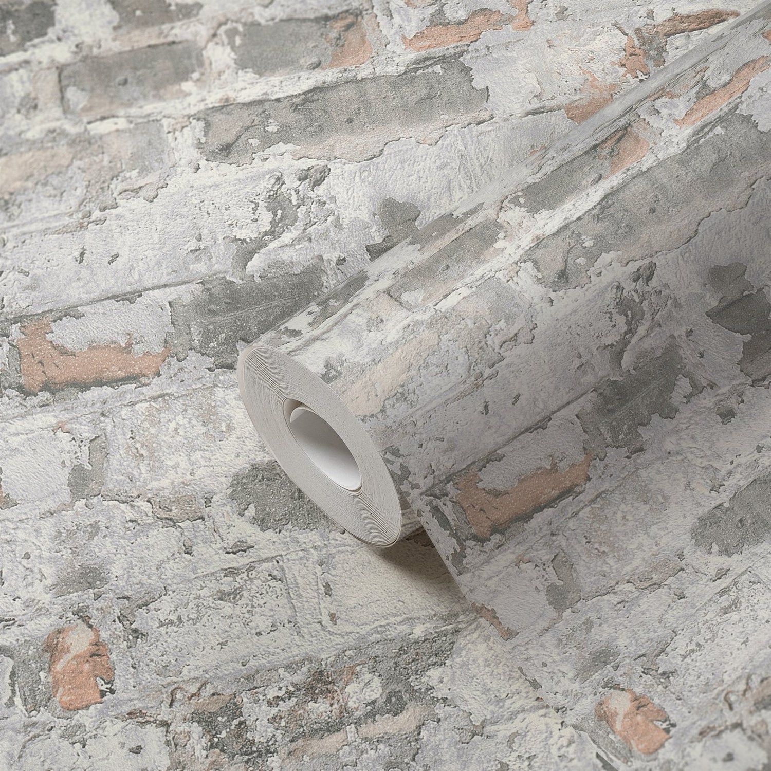 Industrial Chic Motif wallpaper in silver grey color - pattern number BB51120 - by Galerie in the The Bricks And More collection