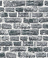 Stone Symphony Motif wallpaper in silver grey color - pattern number BB51123 - by Galerie in the The Bricks And More collection