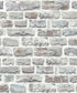 Stone Symphony Motif wallpaper in silver grey color - pattern number BB51124 - by Galerie in the The Bricks And More collection